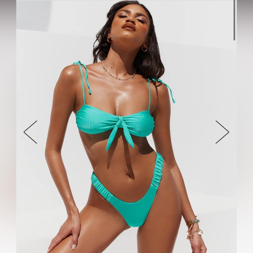 Turquoise Bikini Top